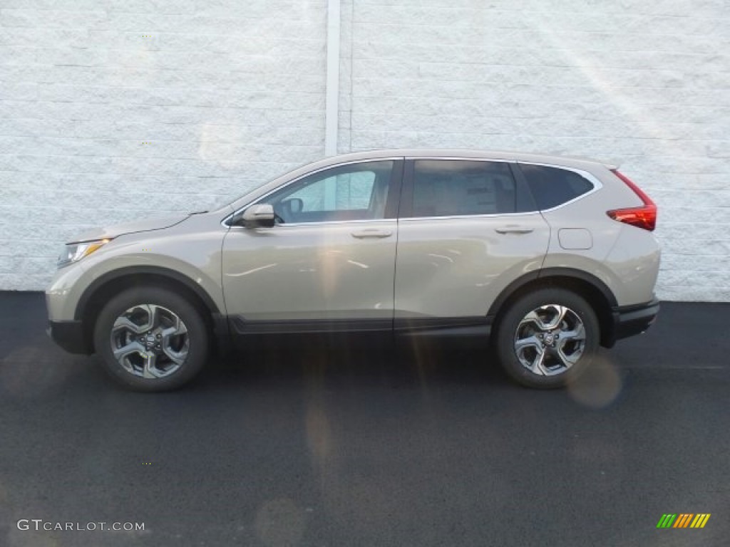 2017 CR-V EX-L AWD - Sandstorm Metallic / Ivory photo #6