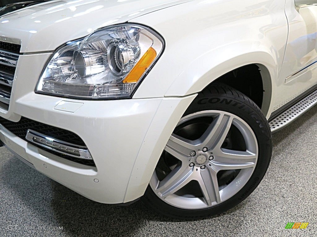 2012 GL 550 4Matic - Arctic White / Black photo #9