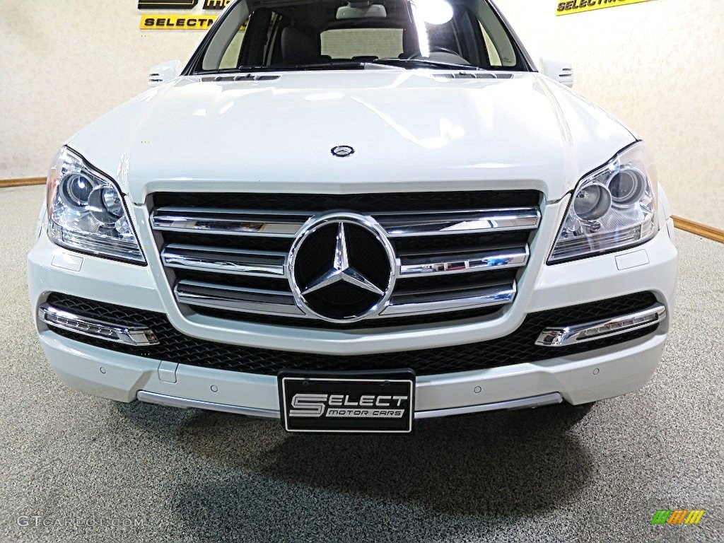 2012 GL 550 4Matic - Arctic White / Black photo #13