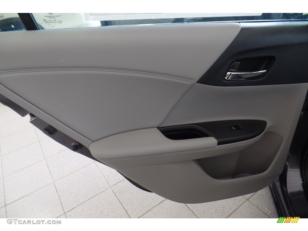 2017 Accord EX-L Sedan - Modern Steel Metallic / Gray photo #7