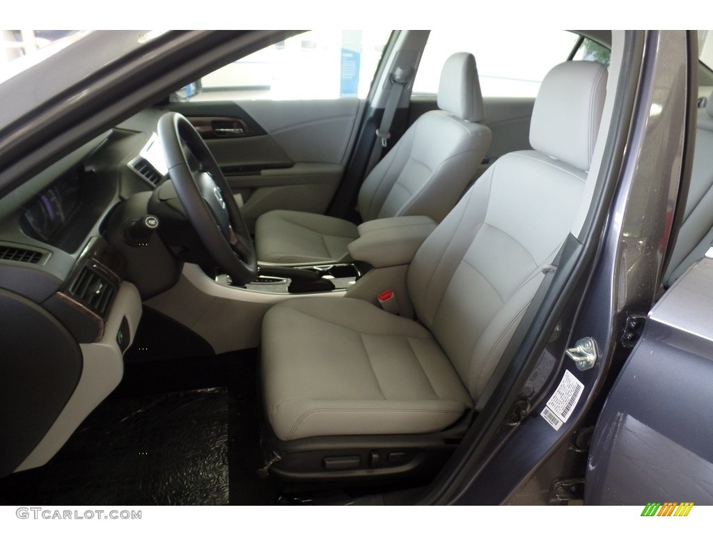 2017 Accord EX-L Sedan - Modern Steel Metallic / Gray photo #9