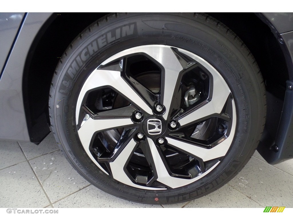 2017 Accord EX-L Sedan - Modern Steel Metallic / Gray photo #17