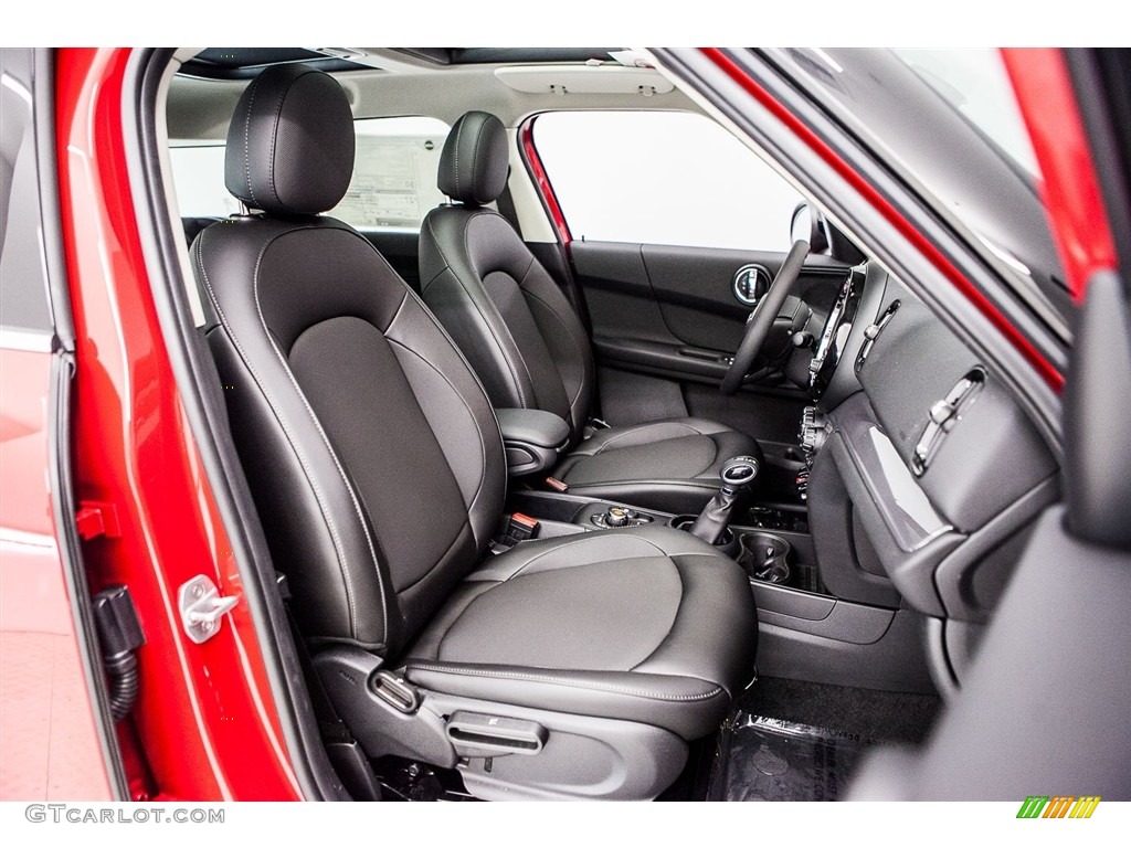 Carbon Black Interior 2018 Mini Countryman Cooper Photo #122447516