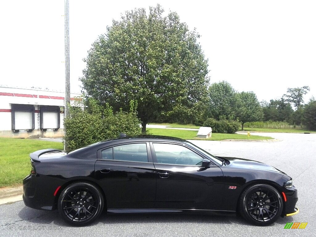 2018 Charger R/T Scat Pack - Pitch Black / Black photo #5