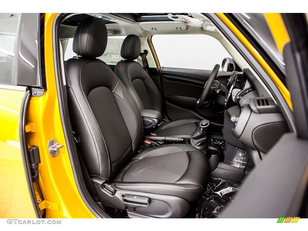 Carbon Black Interior 2018 Mini Hardtop Cooper 4 Door Photo #122448912