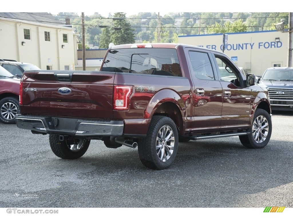 2017 F150 XLT SuperCrew 4x4 - Bronze Fire / Earth Gray photo #4