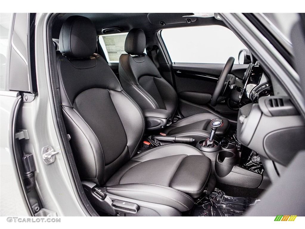 Carbon Black Interior 2018 Mini Hardtop Cooper S 4 Door Photo #122449199
