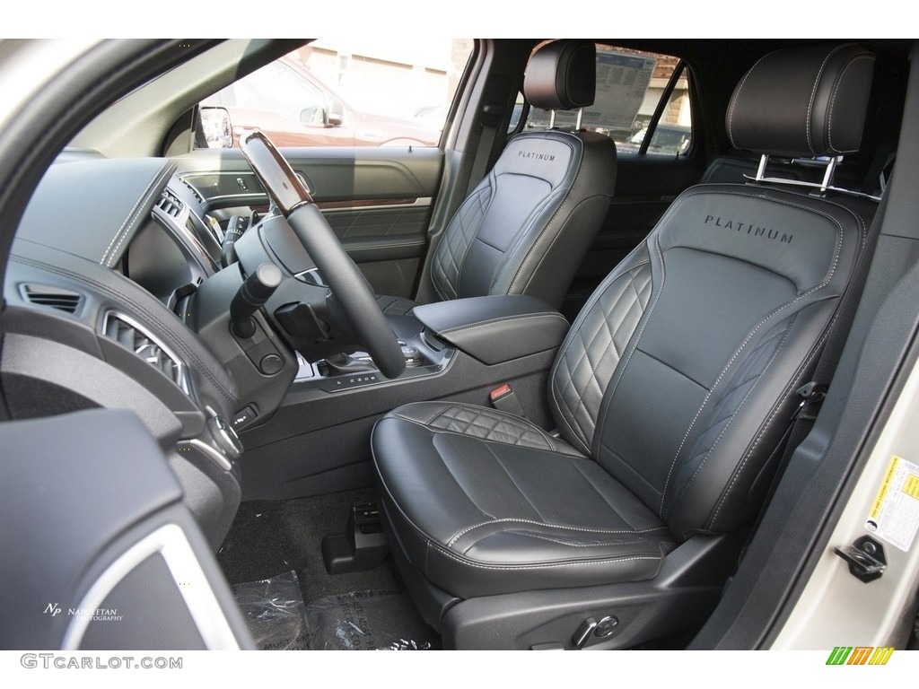 2017 Explorer Platinum 4WD - White Gold / Ebony Black photo #9
