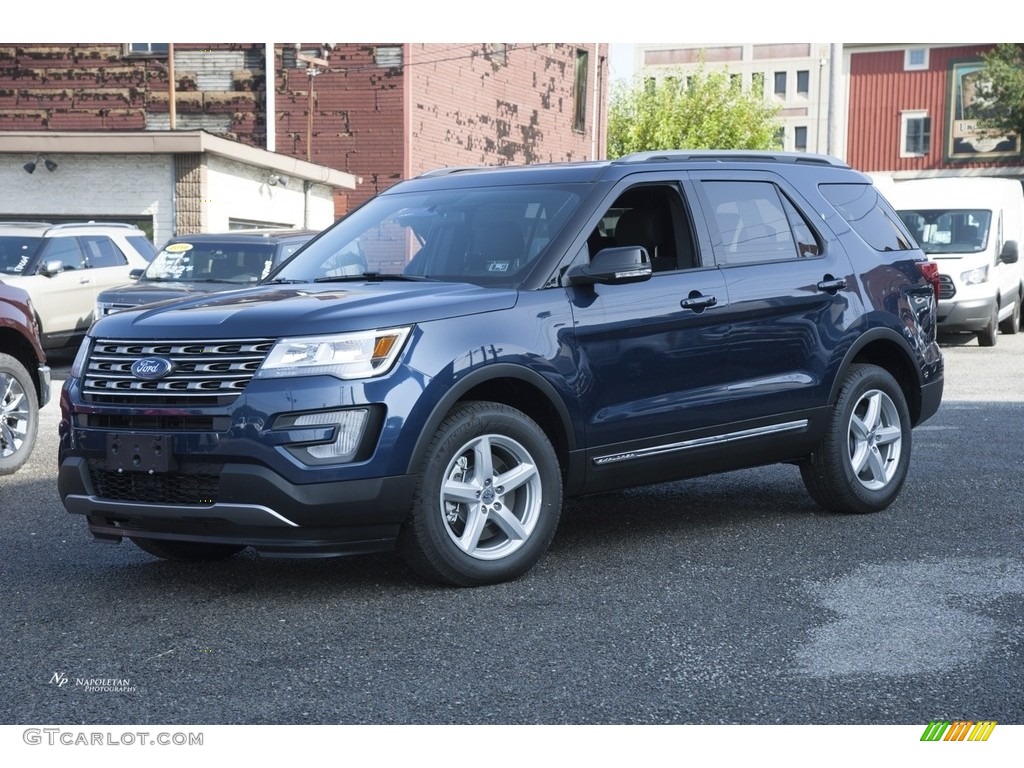 2017 Explorer XLT 4WD - Blue Jeans / Ebony Black photo #1