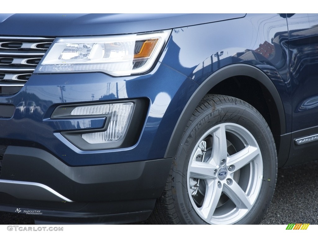 2017 Explorer XLT 4WD - Blue Jeans / Ebony Black photo #2