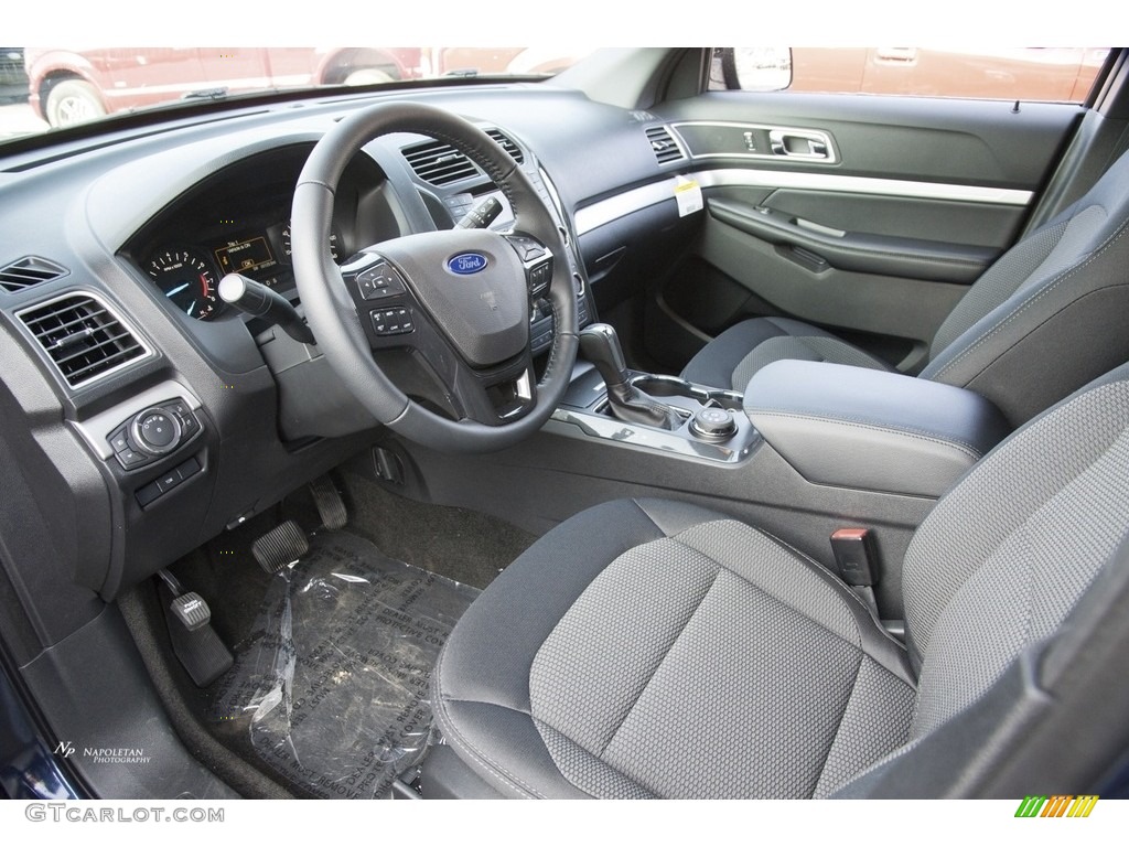 2017 Explorer XLT 4WD - Blue Jeans / Ebony Black photo #7