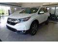 2017 White Diamond Pearl Honda CR-V EX-L AWD  photo #1