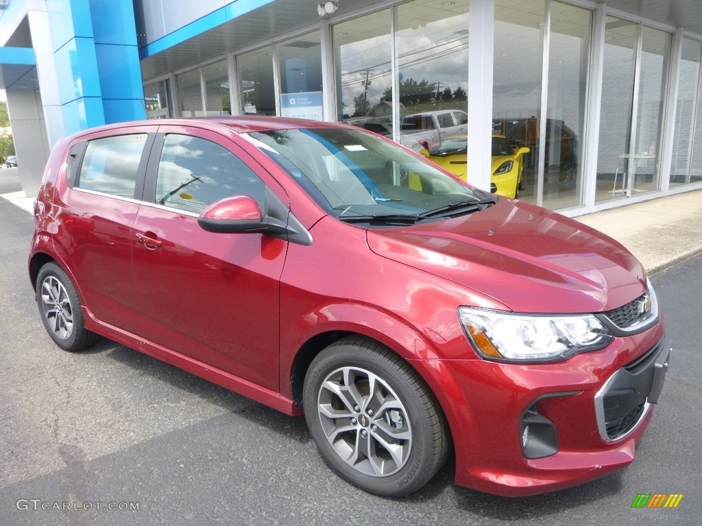 2017 Sonic LT Hatchback - Cajun Red Tintcoat / Jet Black photo #1