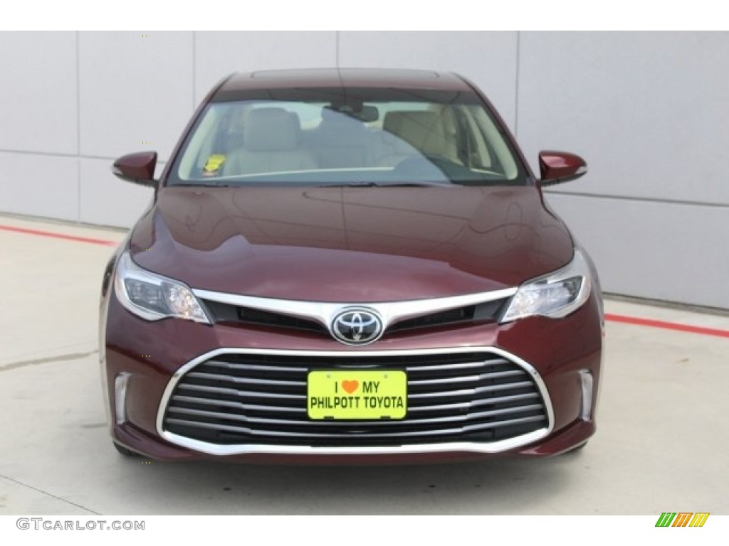 2018 Avalon XLE - Ooh La La Rouge Mica / Almond photo #2