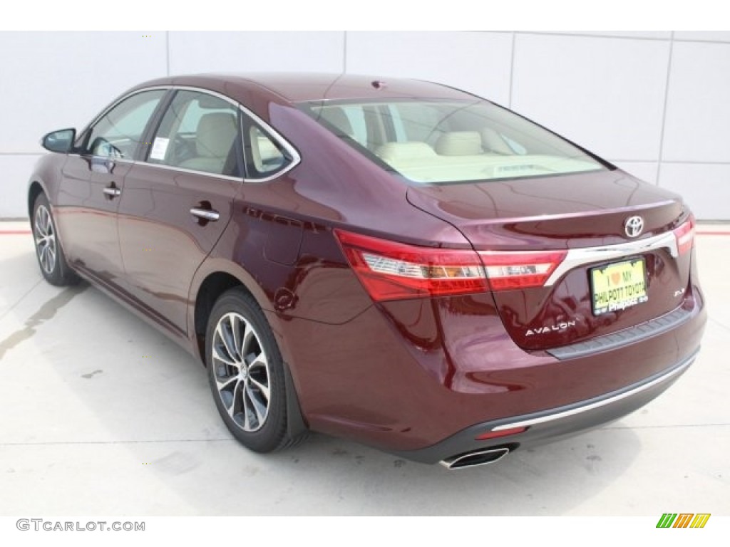 2018 Avalon XLE - Ooh La La Rouge Mica / Almond photo #6