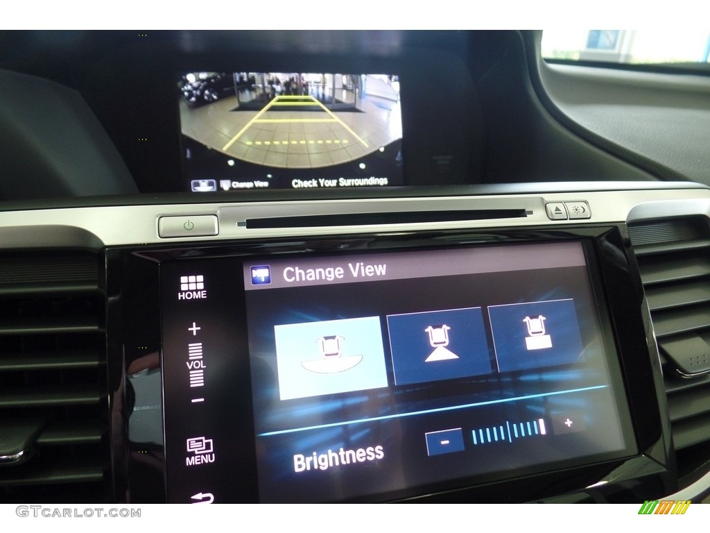 2017 Accord EX-L V6 Sedan - Crystal Black Pearl / Ivory photo #13