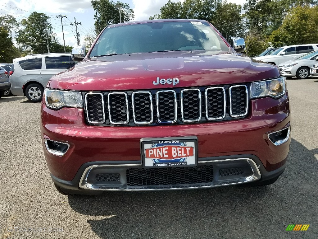 2018 Grand Cherokee Limited 4x4 - Velvet Red Pearl / Black/Light Frost Beige photo #2