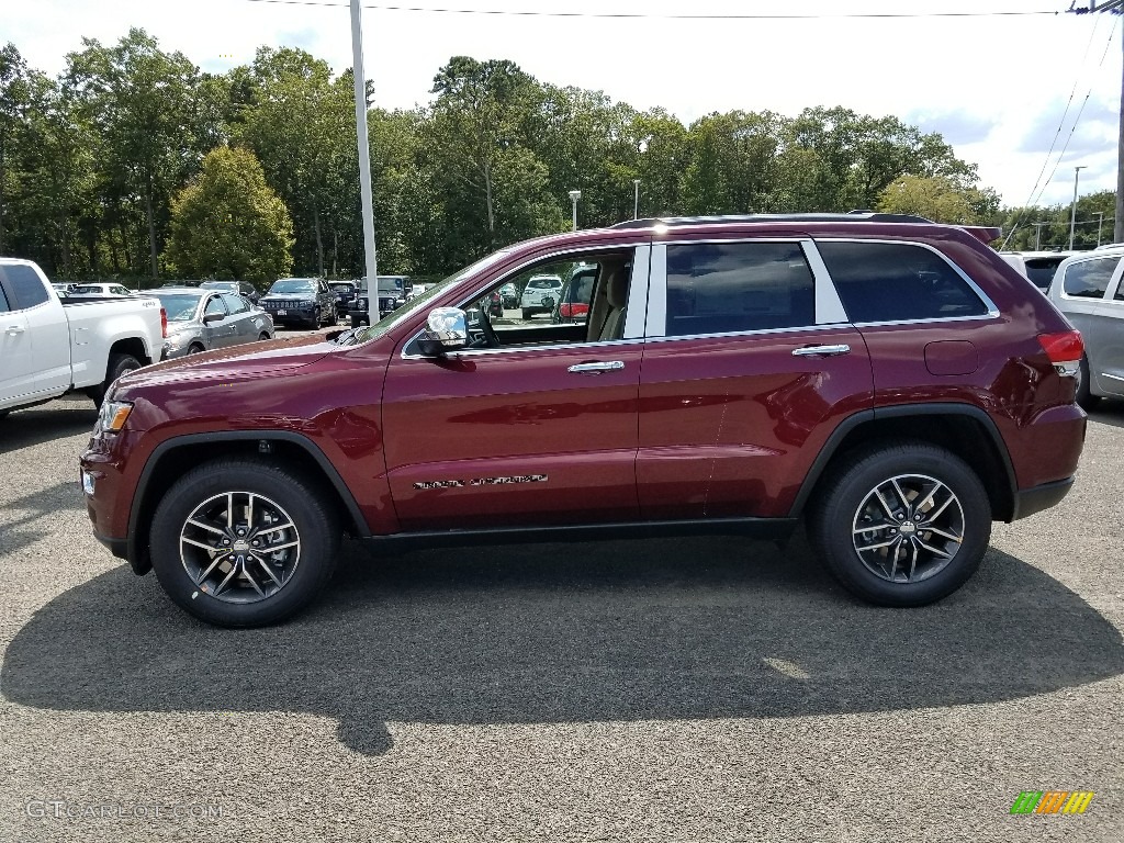 2018 Grand Cherokee Limited 4x4 - Velvet Red Pearl / Black/Light Frost Beige photo #3