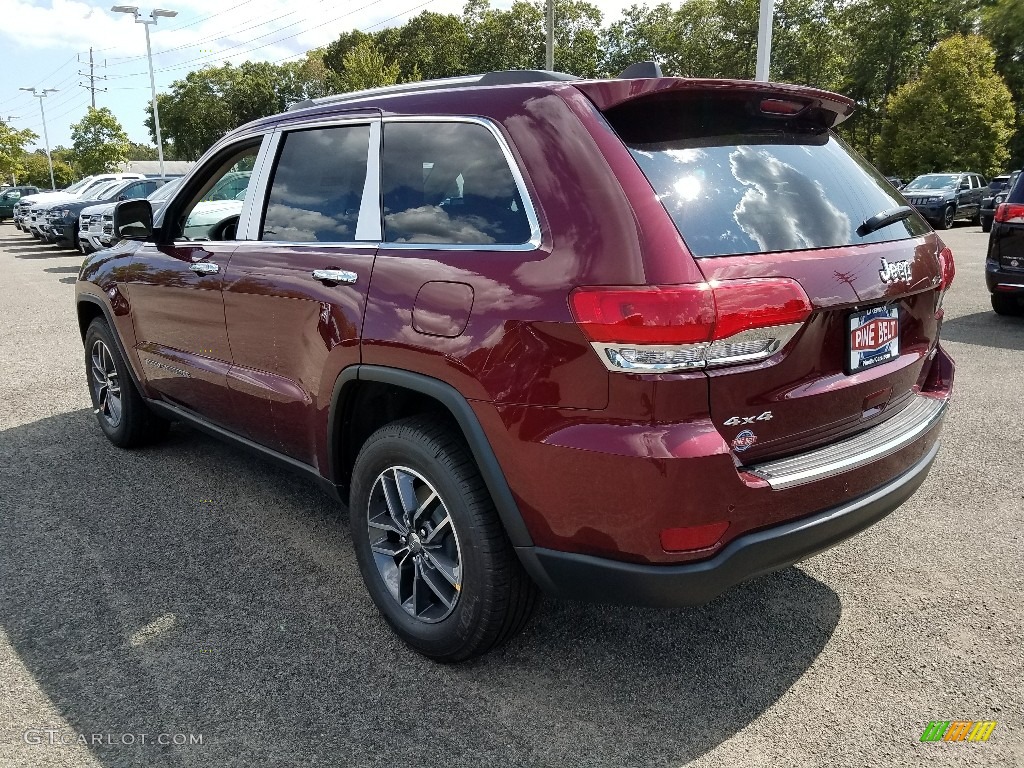 2018 Grand Cherokee Limited 4x4 - Velvet Red Pearl / Black/Light Frost Beige photo #4