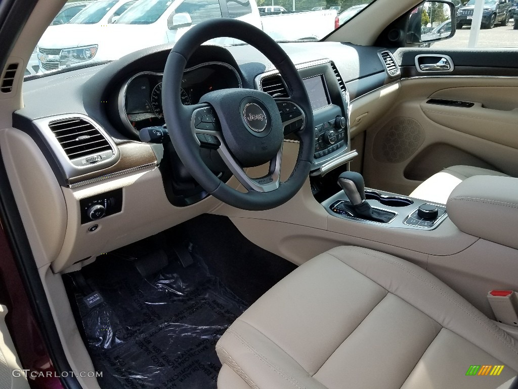 2018 Grand Cherokee Limited 4x4 - Velvet Red Pearl / Black/Light Frost Beige photo #7