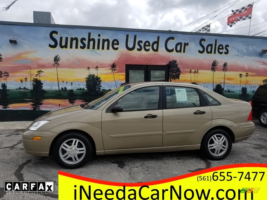 Fort Knox Gold Metallic Ford Focus