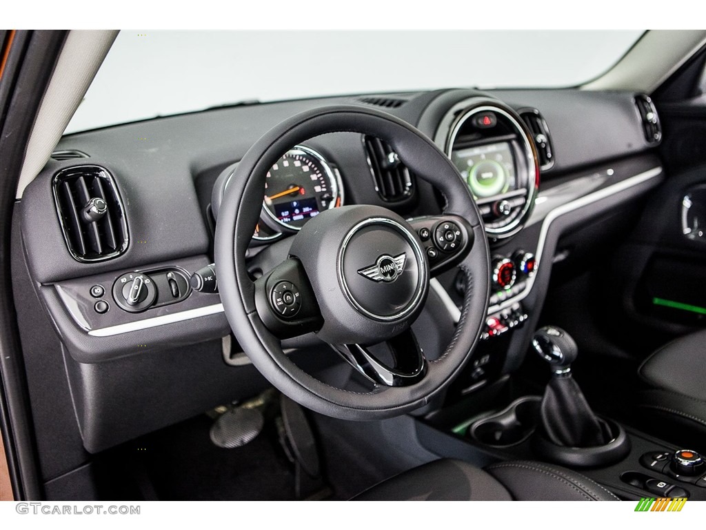 2018 Mini Countryman Cooper S Carbon Black Dashboard Photo #122461433
