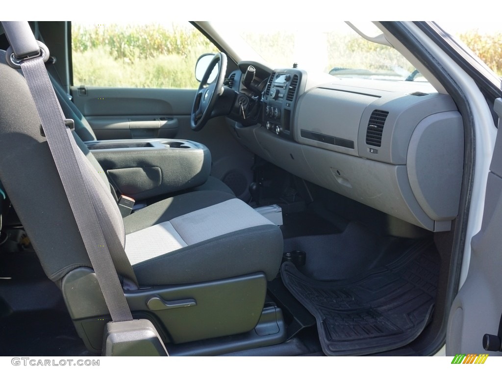 2009 Silverado 2500HD Work Truck Extended Cab 4x4 - Summit White / Dark Titanium photo #5