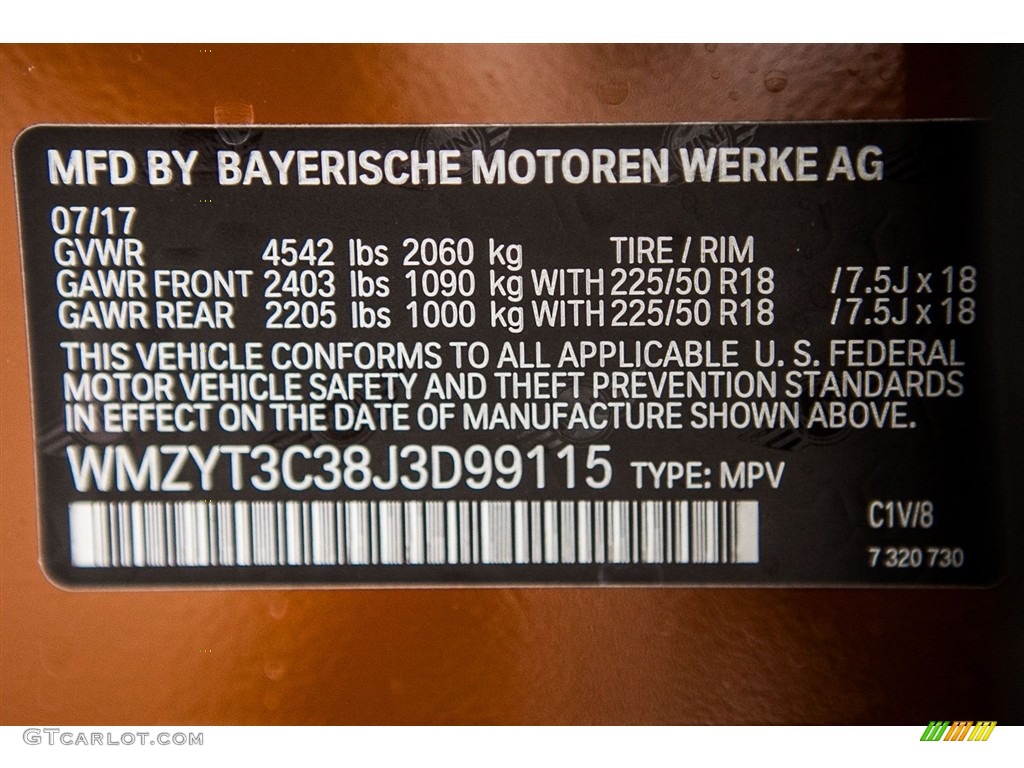 2018 Countryman Color Code C1V for Chestnut Photo #122461580