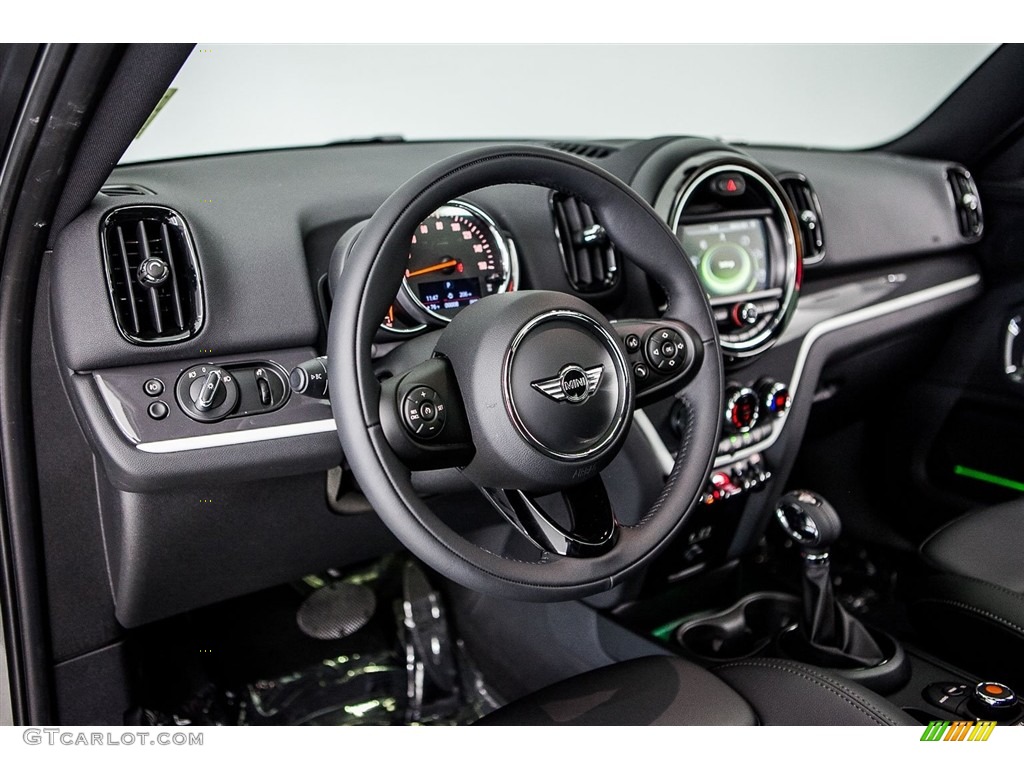 2018 Mini Countryman Cooper S Carbon Black Dashboard Photo #122461715