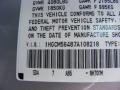 2007 Alabaster Silver Metallic Honda Accord LX Sedan  photo #9