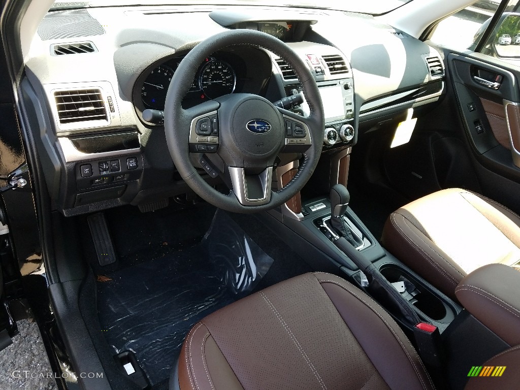 Brown Interior 2018 Subaru Forester 2.5i Touring Photo #122463551