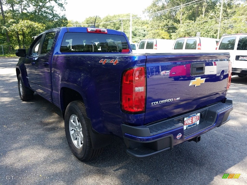 2017 Colorado WT Crew Cab 4x4 - Laser Blue Metallic / Jet Black/­Dark Ash photo #4