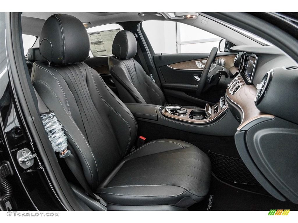 Black Interior 2018 Mercedes-Benz E 300 Sedan Photo #122463776