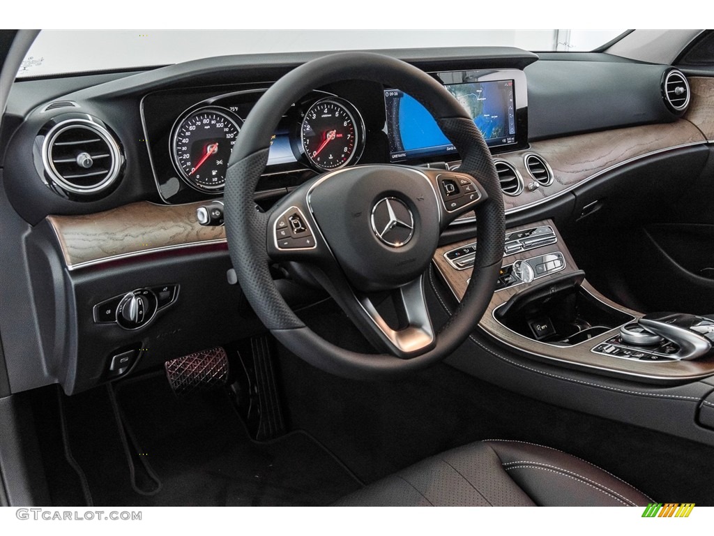 2018 Mercedes-Benz E 300 Sedan Black Dashboard Photo #122463863