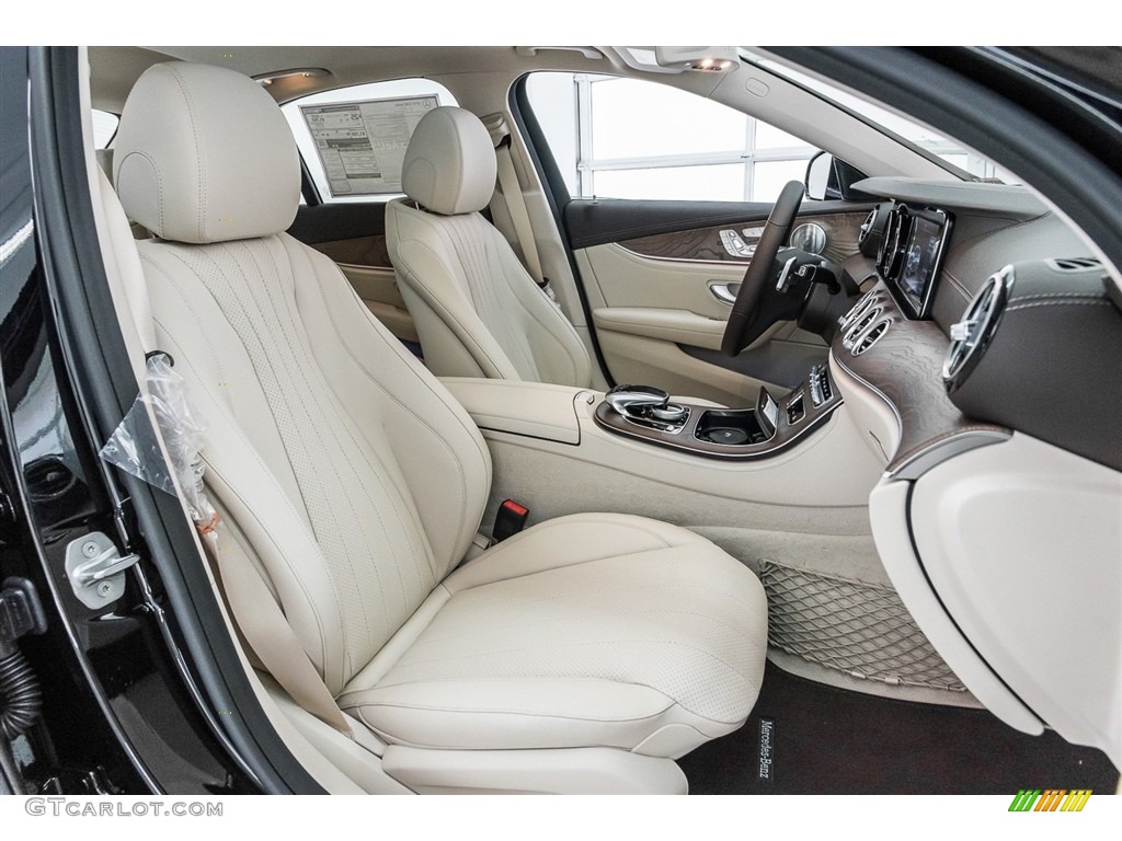 2018 E 300 Sedan - Black / Macchiato Beige/Espresso Brown photo #2