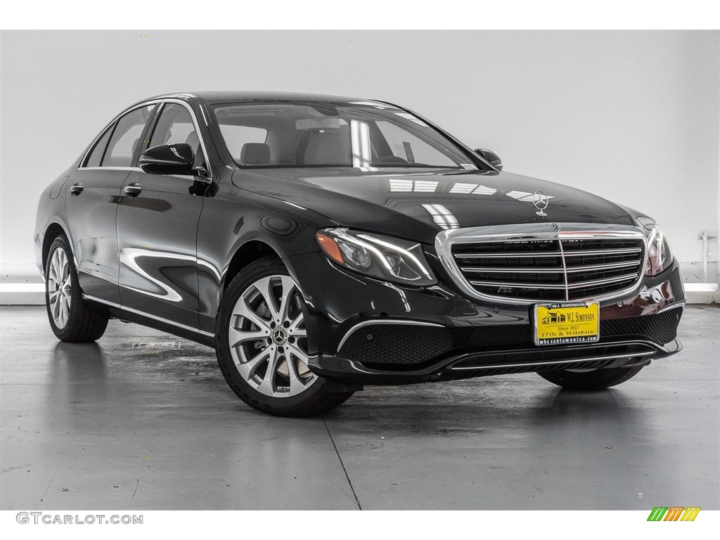 2018 E 300 Sedan - Black / Macchiato Beige/Espresso Brown photo #12