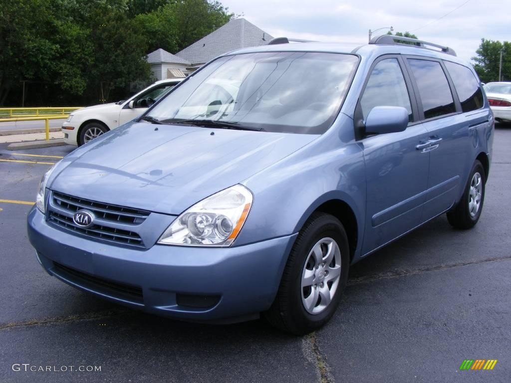 2008 Sedona LX - Glacier Blue Metallic / Gray photo #1