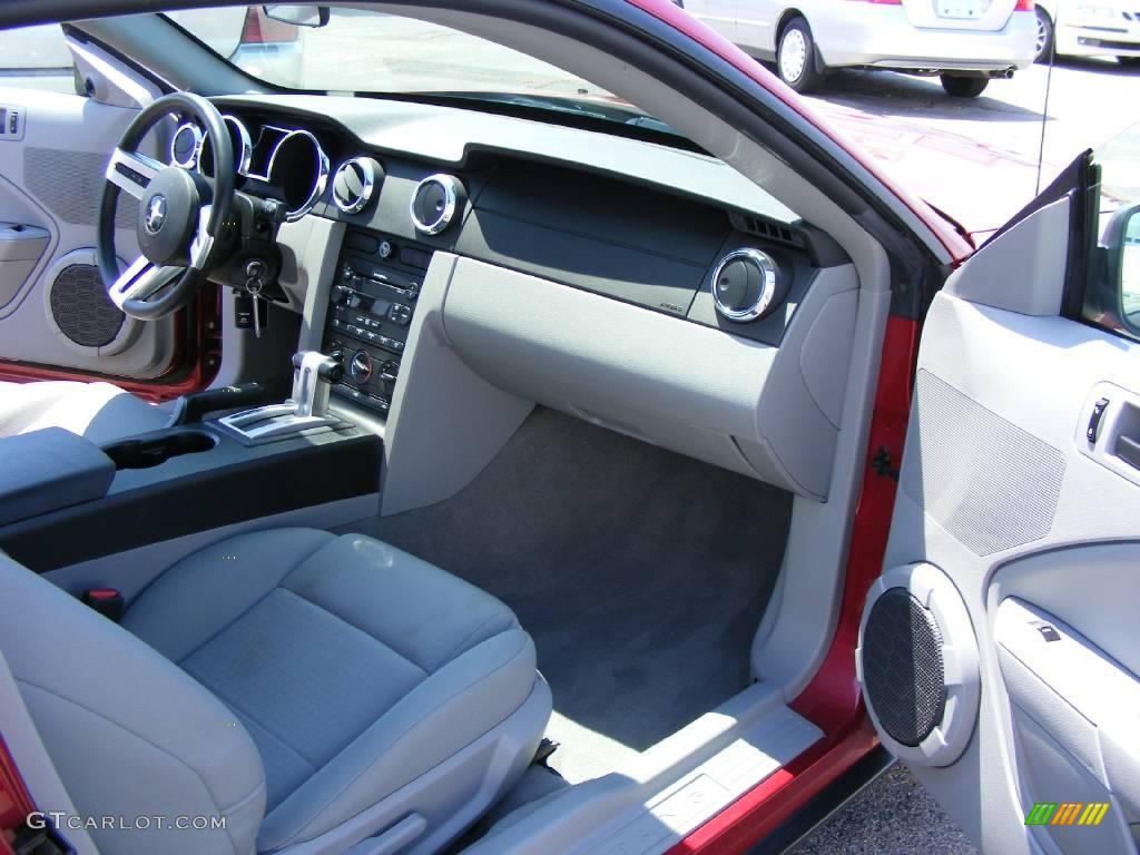 2007 Mustang V6 Premium Coupe - Redfire Metallic / Dark Charcoal photo #6