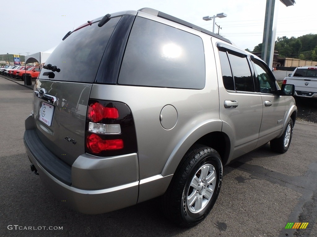 2008 Explorer XLT 4x4 - Silver Birch Metallic / Black/Stone photo #6