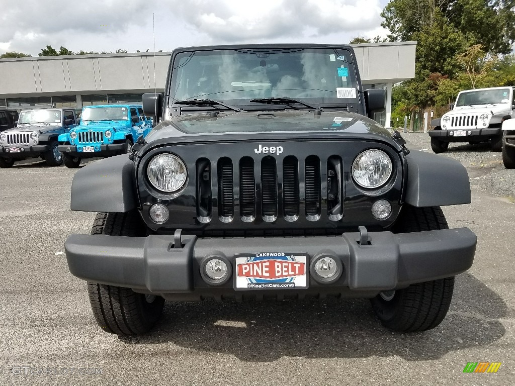 2017 Wrangler Sport 4x4 - Black / Black photo #2