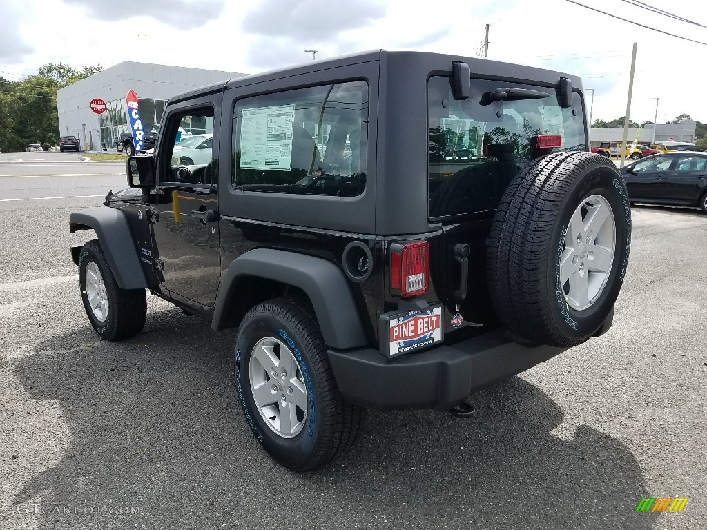 2017 Wrangler Sport 4x4 - Black / Black photo #4