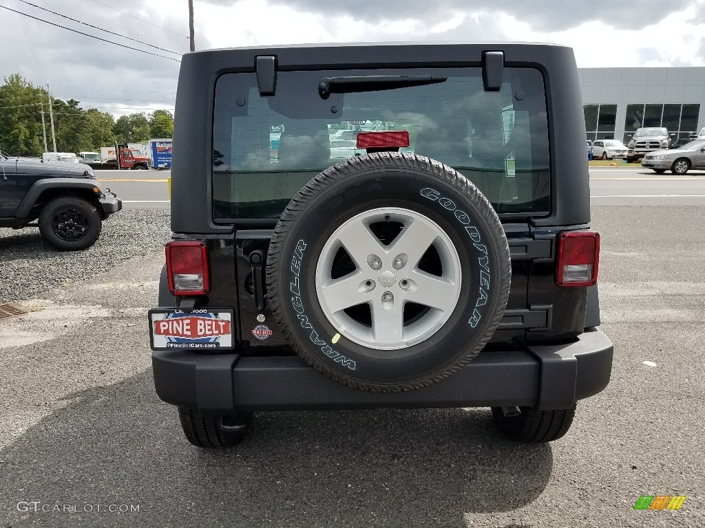 2017 Wrangler Sport 4x4 - Black / Black photo #5