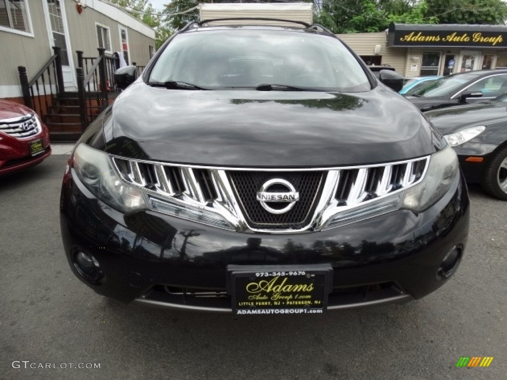 2009 Murano SL AWD - Super Black / Black photo #2