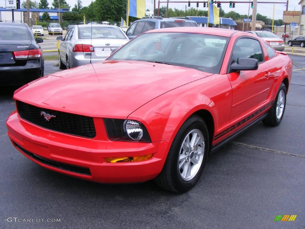 Torch Red Ford Mustang