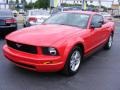 2008 Torch Red Ford Mustang V6 Deluxe Coupe  photo #1