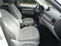 Rock Gray Front Seat Photo for 2017 Audi Q3 #122471122
