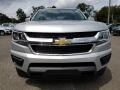 2018 Silver Ice Metallic Chevrolet Colorado WT Crew Cab 4x4  photo #2