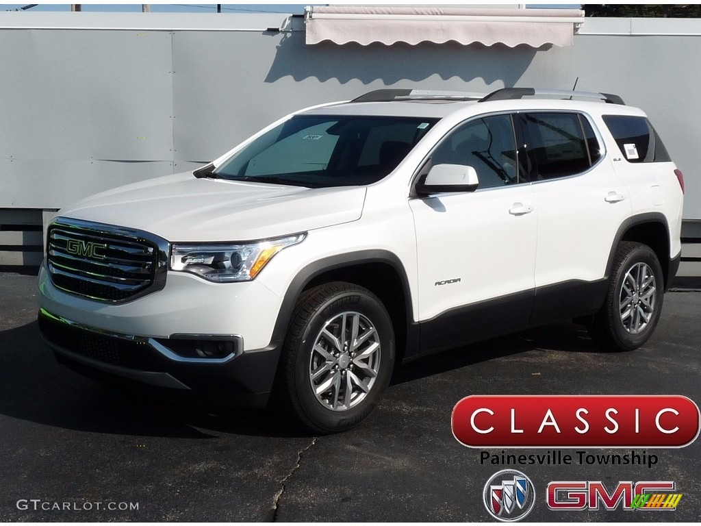 2017 Acadia SLE AWD - White Frost Tricoat / Jet Black photo #1