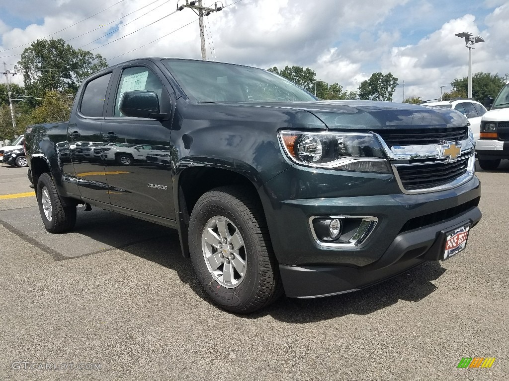 2018 Colorado WT Crew Cab 4x4 - Graphite Metallic / Jet Black/Dark Ash photo #1