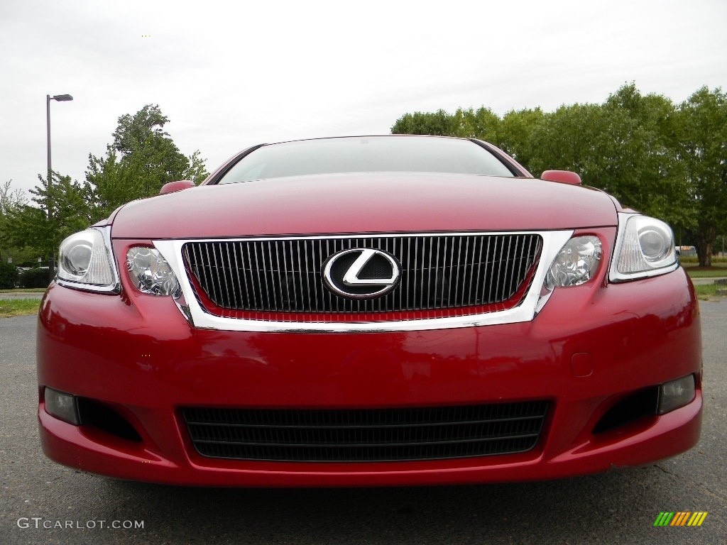2010 GS 350 - Matador Red Mica / Parchment photo #4